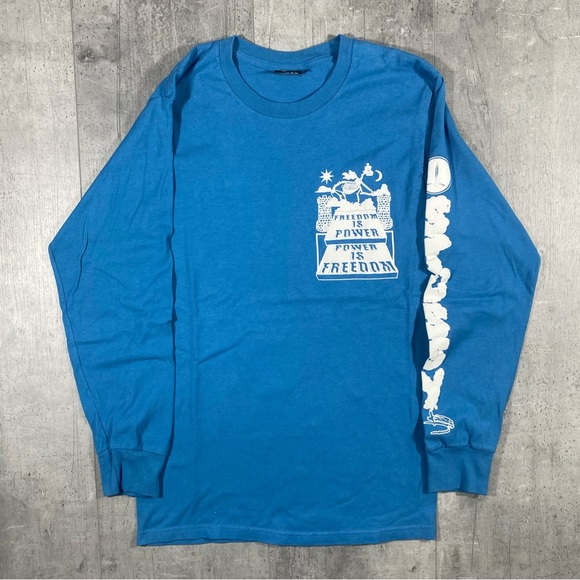 Blue Stüssy Longsleeve - Puff Print - Picture 2 of 7